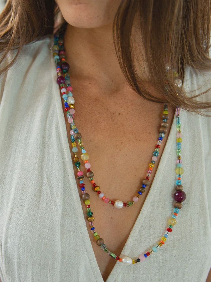 Boho Beaded Necklace