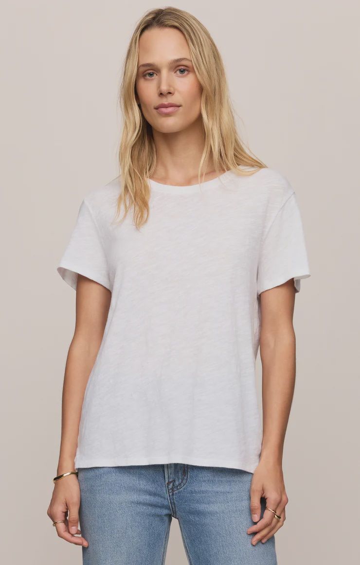 Foundation Slub Tee, Color: White, Size: XS