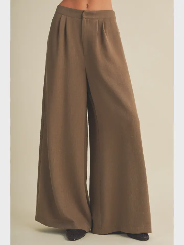 Wide Leg Palazzo Trouser
