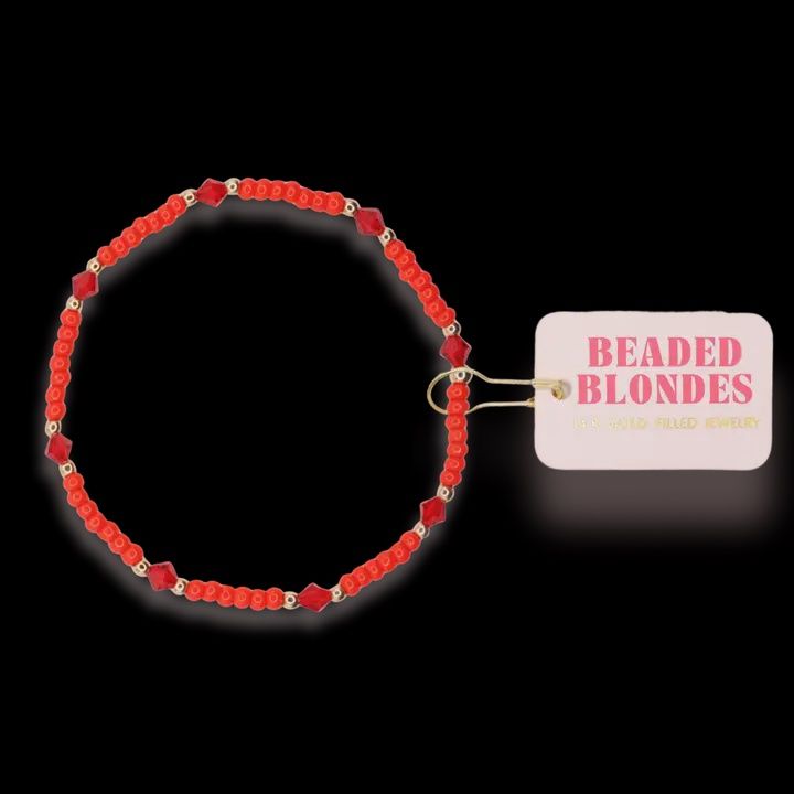 Eleanor Bracelet in Bright Red