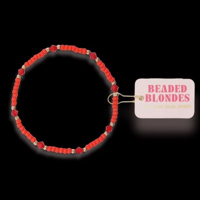 Eleanor Bracelet in Bright Red