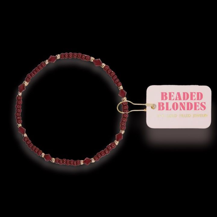 Eleanor Bracelet in Burgundy
