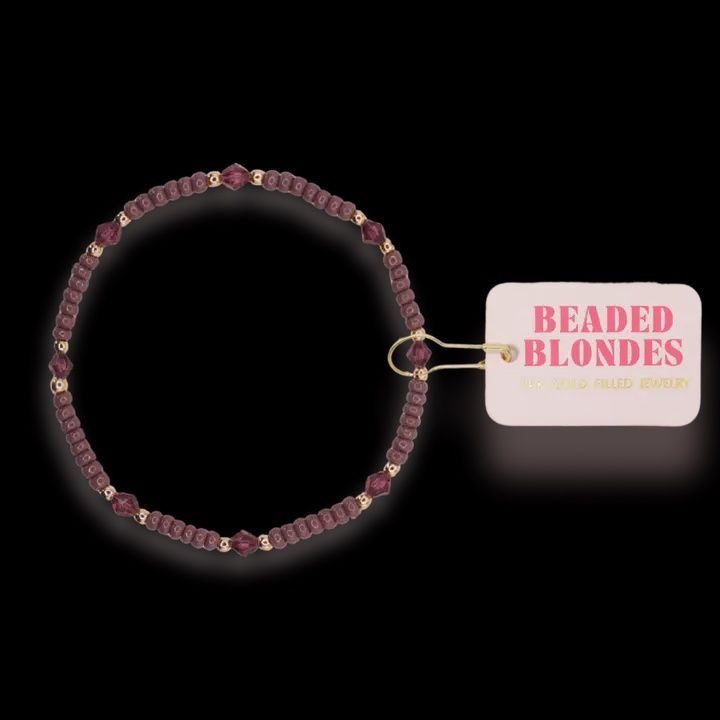 Eleanor Bracelet in Plum