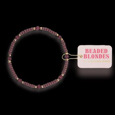 Eleanor Bracelet in Plum