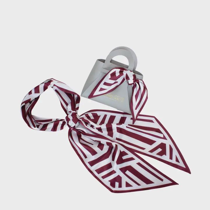Game Day Scarf Maroon &amp; White