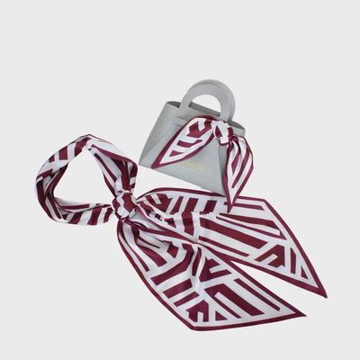 Game Day Scarf Maroon &amp; White
