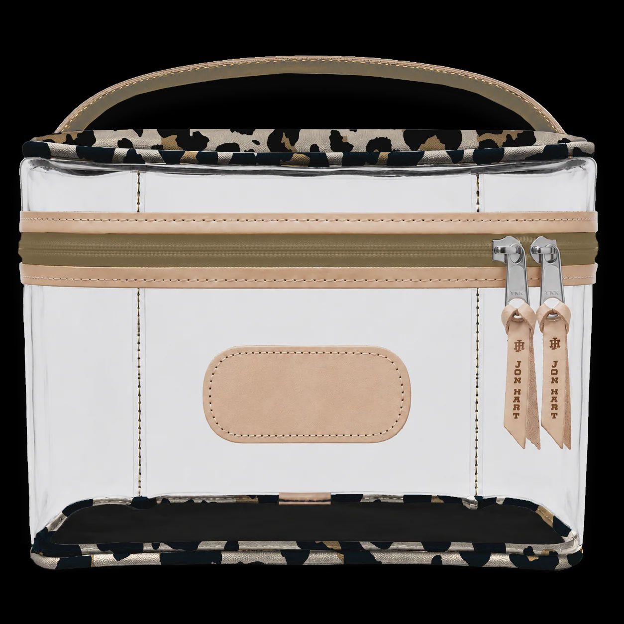 Clear Makeup Case, Color: Leopard