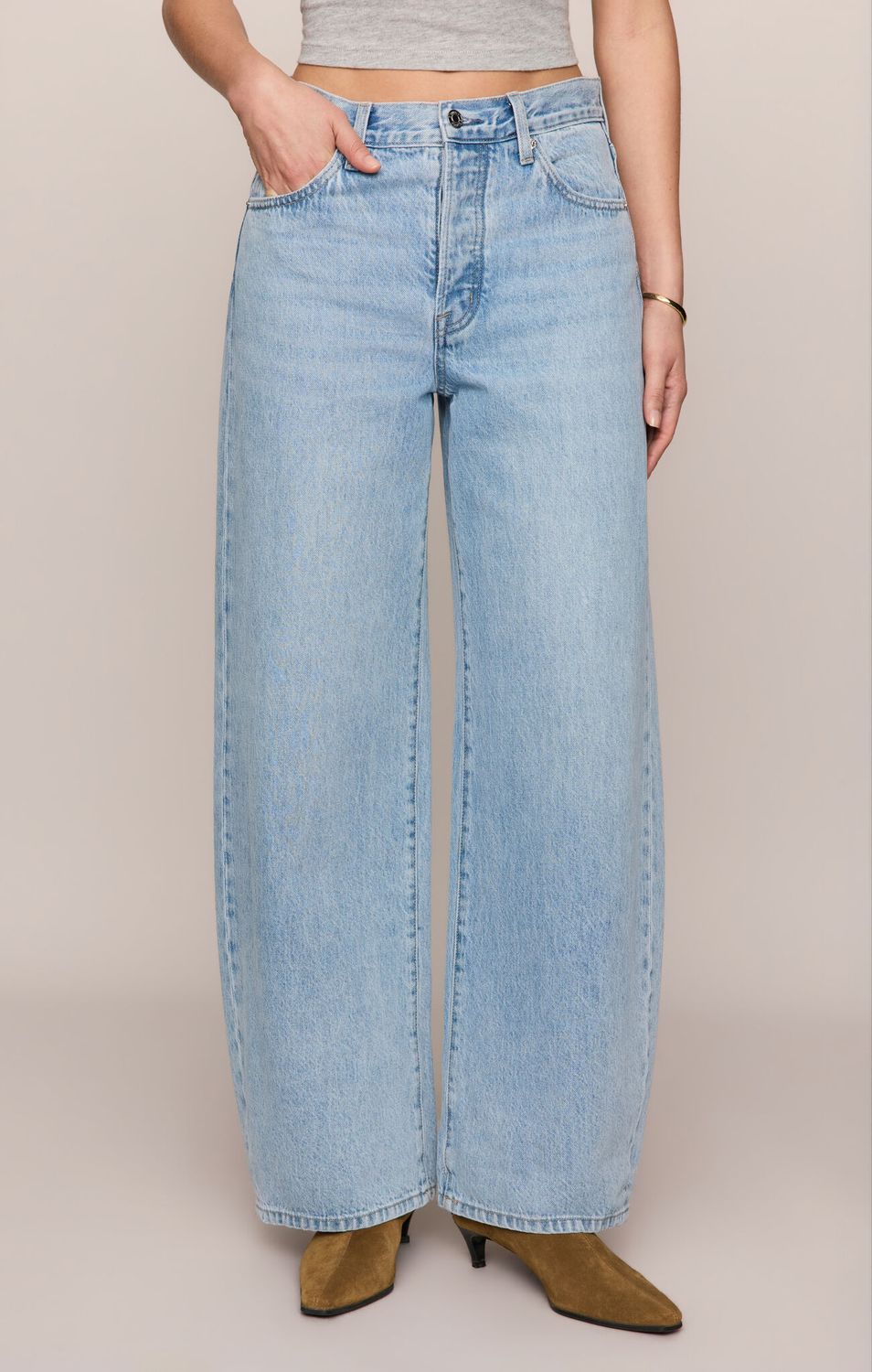 The Show Off High Rise Bowed MKTG, Color: Indigo Bloom, Size: 25