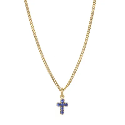 Single Mini Cross Necklace