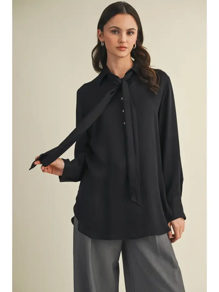Ascot Tie Top, Size: S