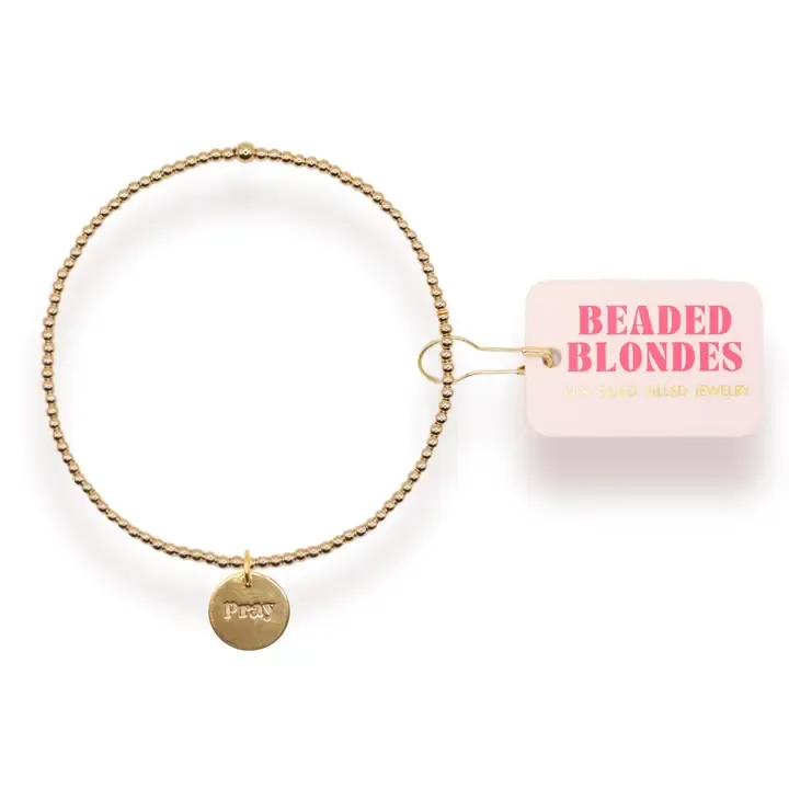 Pray Charm Bracelet, Size: Standard