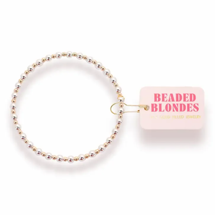 Mini Katy Silver w/ Gold Bracelet
