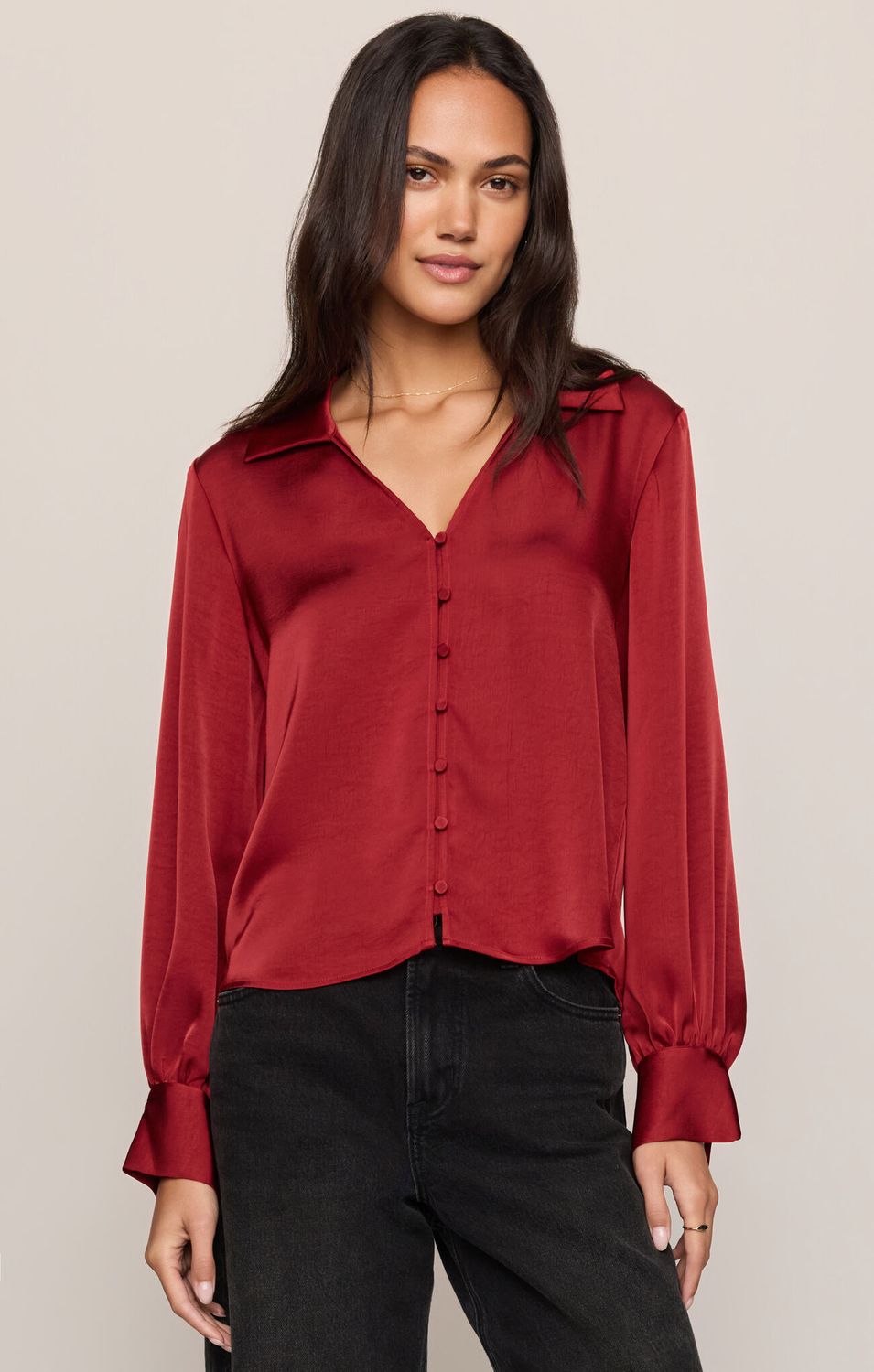 Late Night Luxe Button Up