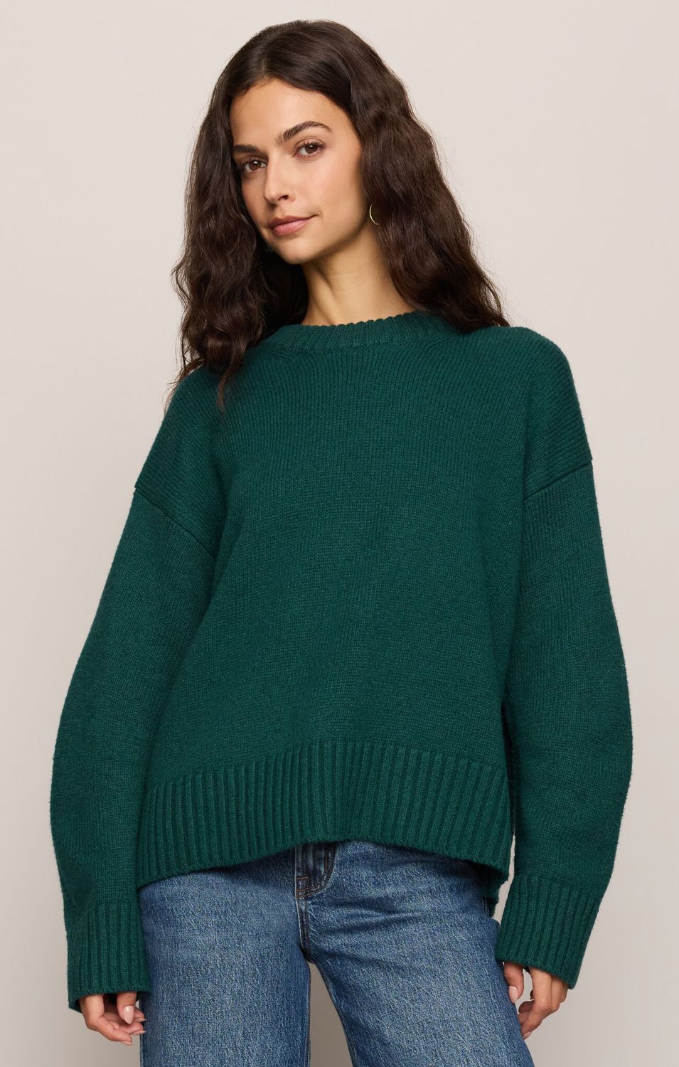 Cloud Spun Shaped Crew Sweater