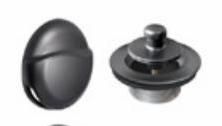 "332809MBL MATTE BLACK LIFT AND TURN TRIM, INCLUDES OVERFLOW"