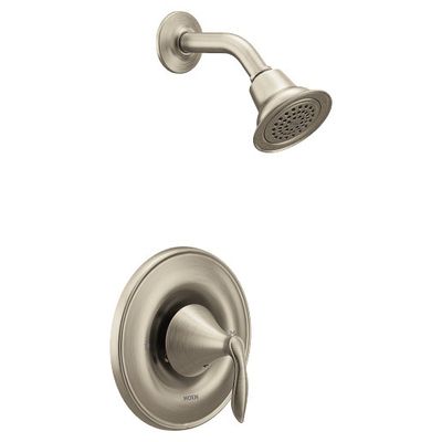 "MOEN EVA 2132 SHOWER TRIM BN, ROUGH IN VALVE EXTRA"