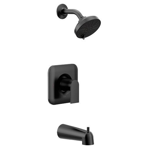 MOEN GENTA T/S MATTE BLACK TRIM, POSI TEMP