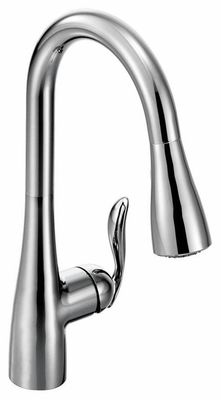 7594c MOEN ARBOR PULLOUT KITCHEN FAUCET CHR