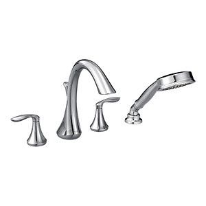 MOEN TRIM FOR 2 HDL ROMAN TUB w HANDSPRA