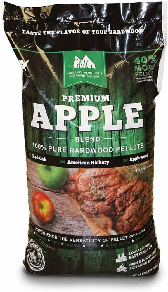 "PREMIUM APPLE BBQ PELLETS, BBQ PELLETS"