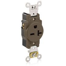 RECEPTICAL SINGLE 20A 250V ST BLADE
