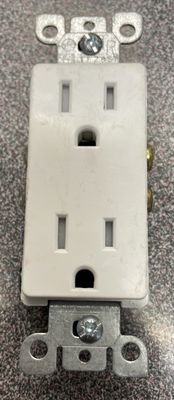 "DECORA TAMPER RESISTANT REC WHT 15A 125V, RECEPTACLE DECORA TAMPER T5325-W"