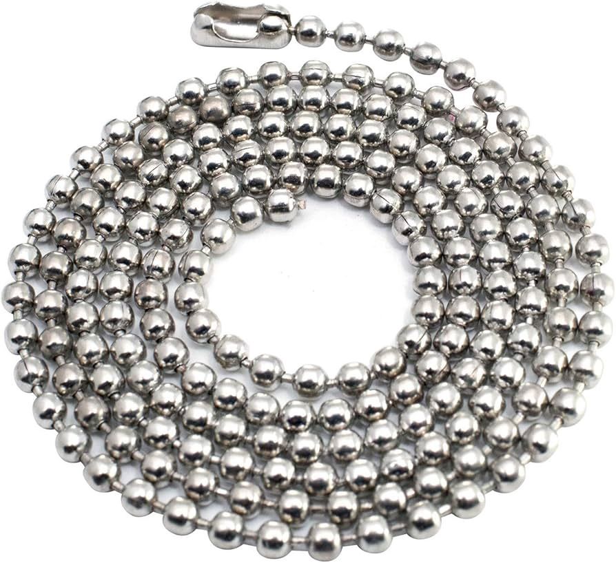 #6 BEAD CHAIN NICKEL