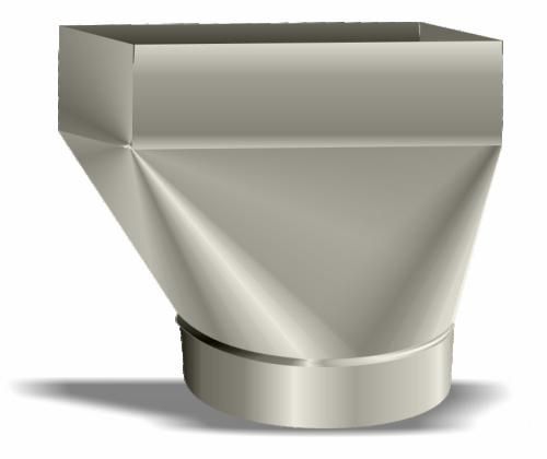 6x3x10 RANGE HOOD TRANSITION