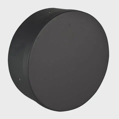 "BLACKMATTE CLEANOUT CAP 6"", NO CRIMP"