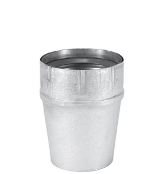 "4"" TAPERED STOVE ADAPTER PELLET EXCEL, EXCEL"