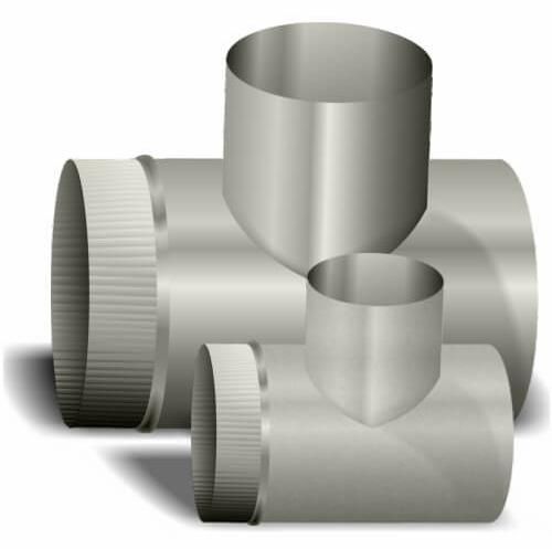 CVENT 5X4 REDUCING TEE