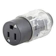 HUBBEL LIGHTED FEMALE CORD END 515LC