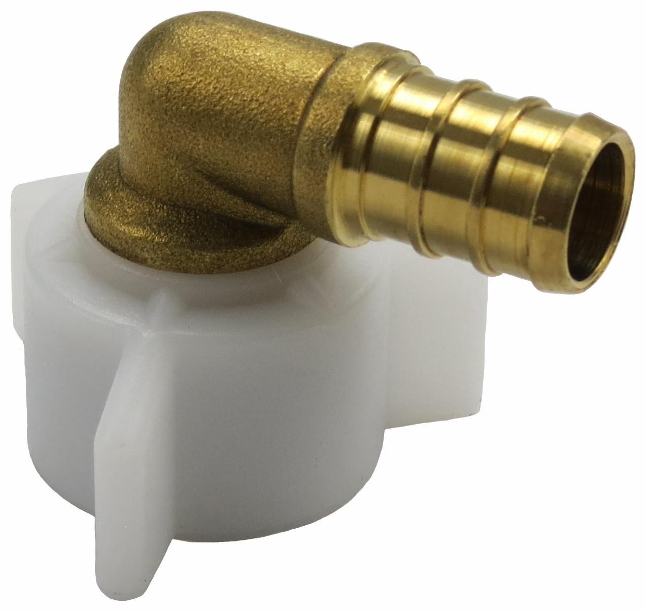 PEX CRIMP FAUCET 90 SWIVEL 1/2"