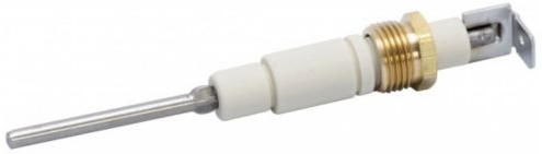 Lennox 12F1901, Flame Sensor, 0.094 x 0.922" Sensor, 1/4" Spade Terminal