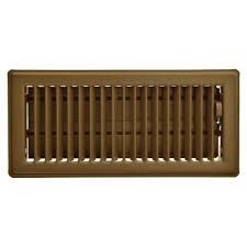 4x10 FLOOR REGISTER METAL BRN