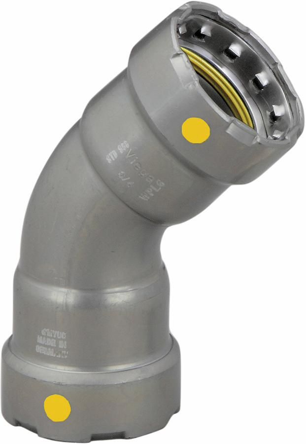 MEGA PRESS 45 ELBOW 1/2