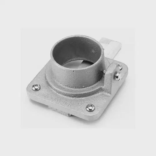 MH200 Microlectric Interchangeable Mast Coupler With Screws, For Use With All Socket with Regular 2-1/2 in Hub Opening, Steel, Silver