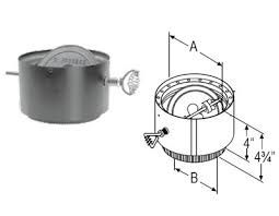 "DURAVENT 8"" DOUBLE WALL ADAPTER"