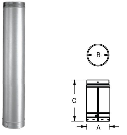 "DURALINER OVAL PIPE 6"" X 12"""