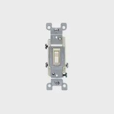 SWITCH TOGGLE 15A 3W WHITE