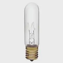STANDARD T6 Incandescent Lamp, 15 W, E17 Intermediate, 110 lm, 145V, Clear
