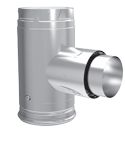 "4"" TEE PELLET VENT EXCEL"