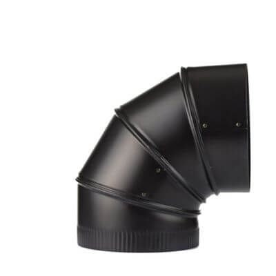 BLACKMATTE 90 ELBOW ADJUST 8