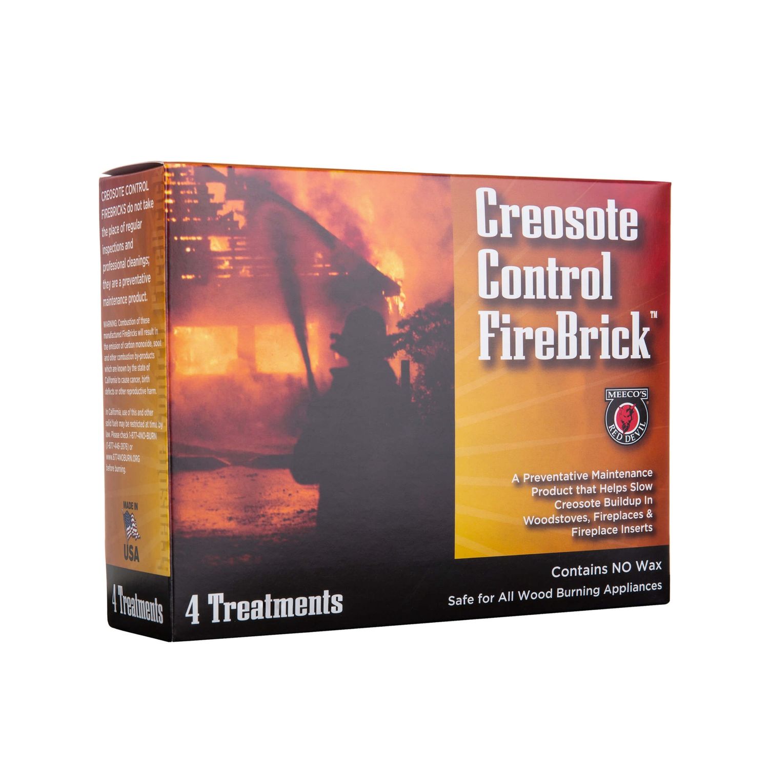 CREOSOTE CONTROL FIREBRICK 4 PACK