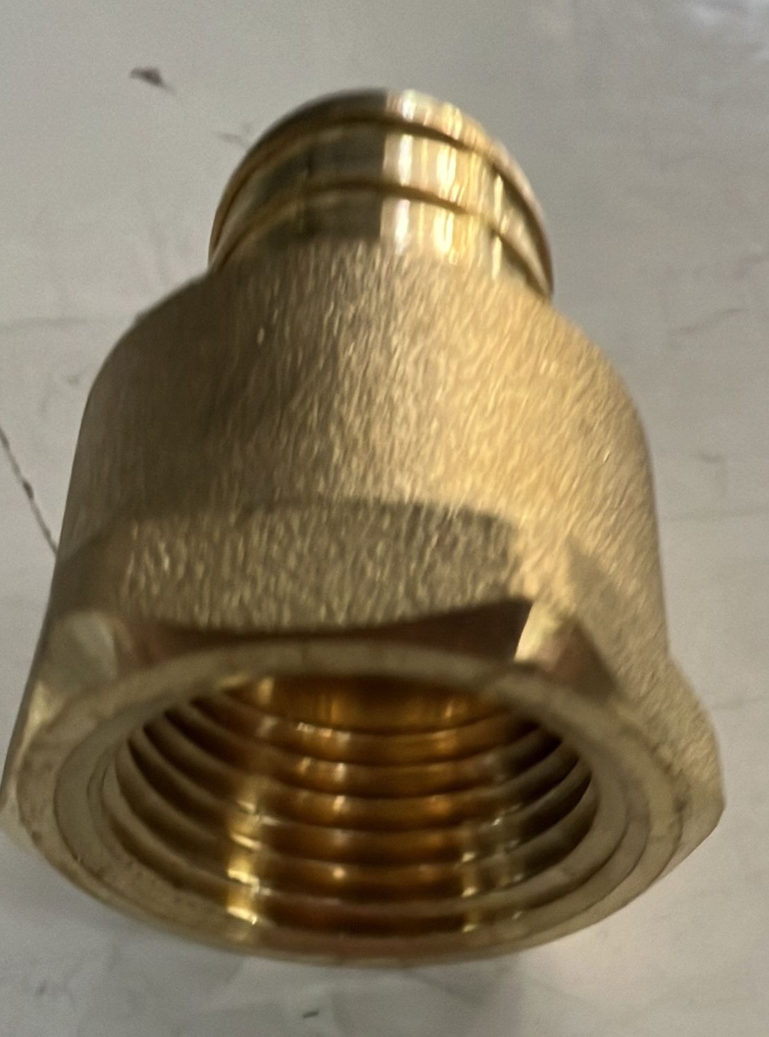 PEX CRIMP 3/4 X 1/2 FIP ADAPT