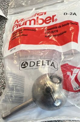 "CARTRIDGE BALL DELTA SCREW SS, 10-2078P" CARTBALLDELSCSS