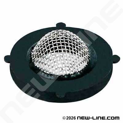 SCREENED HOSE WASHER COARSE