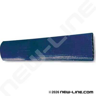 NL2410: 3 Blue PVC Layflat Water Discharge Hose
