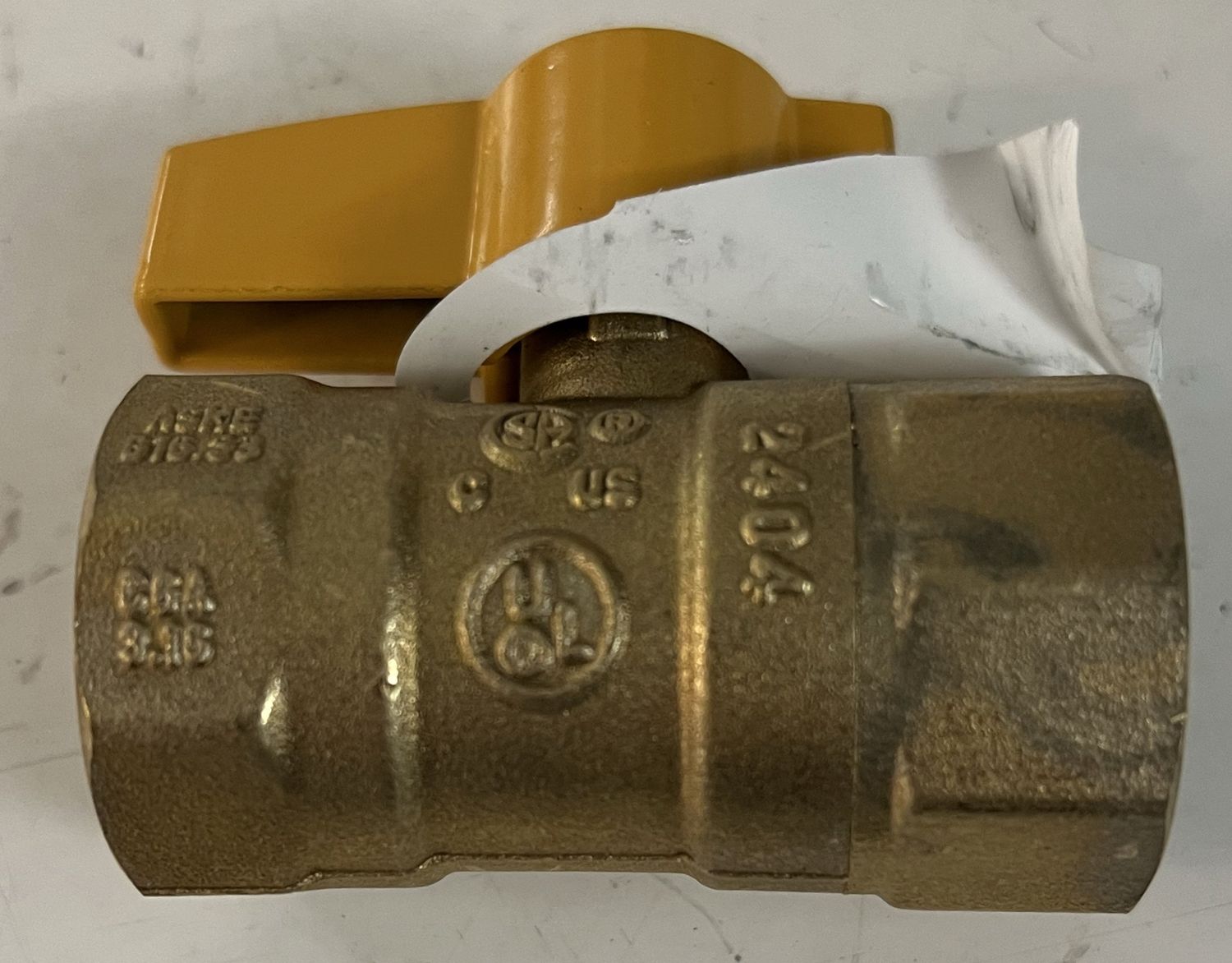 NRTL BALLCOCK GAS 3/4" 1/2PSI
