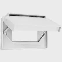 4996-W Leviton Decora Weather-Resistant Wall Plate Cover with Self Closing Lid, 1 Gangs, Thermoplastic, White